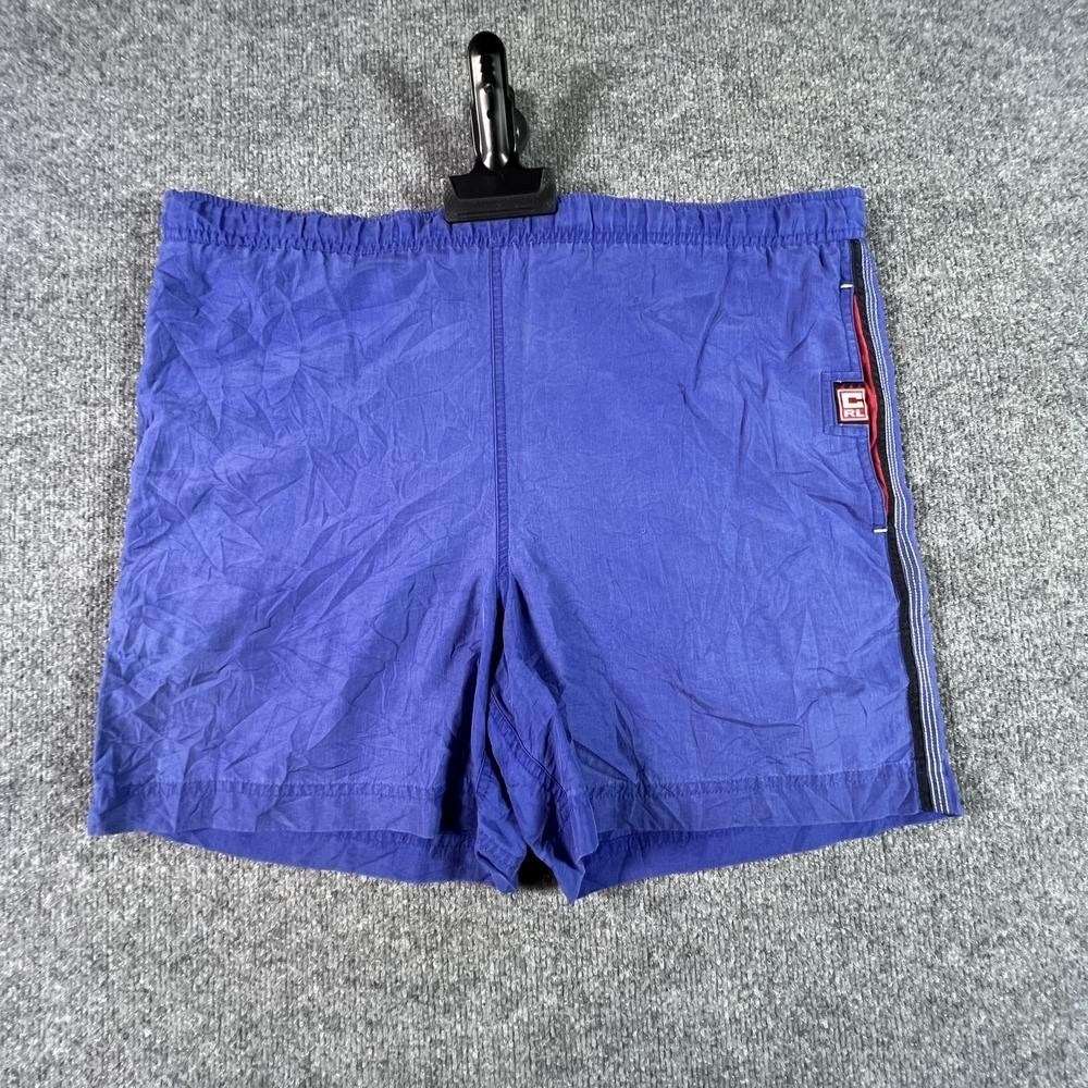 Chaps Ralph Lauren Mens Blue Nylon Mesh Lined Swim Trunks Size M